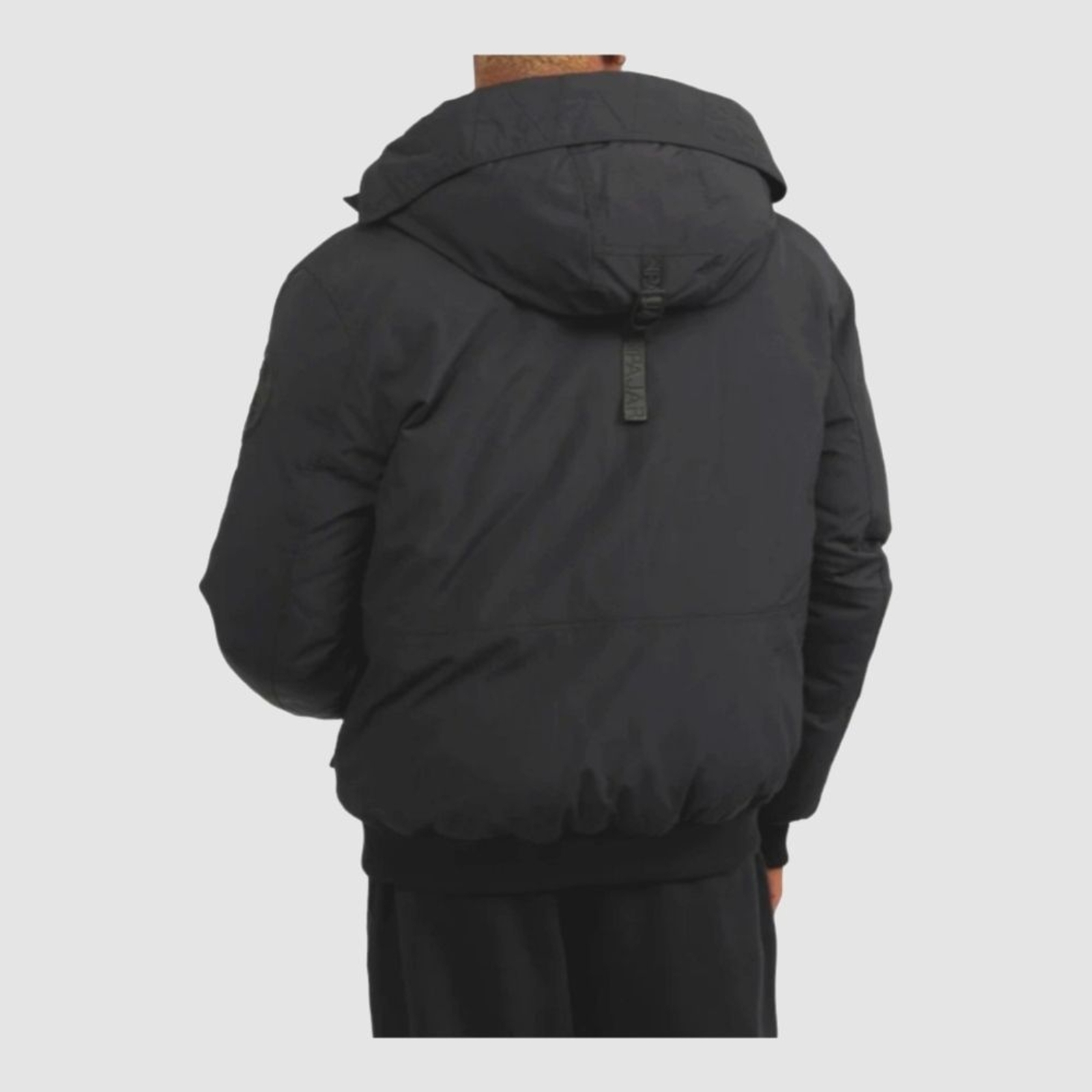 Pajar Astro Men's Bomber Jacket Down Filled Hooded Black NWOT size XL WARM image 2