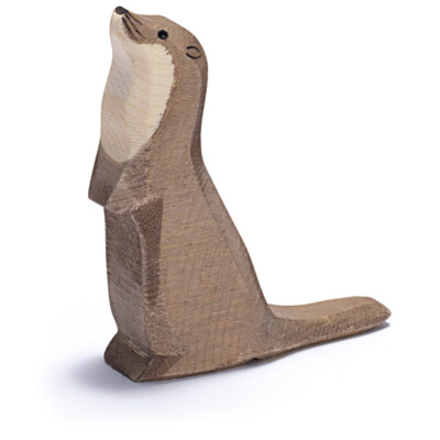 Seeotter stehend - Ostheimer 16276 Holzfigur Otter NEU
