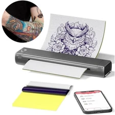 Phomemo M08F Wireless Tattoo Stencil Printer Portable Transfer Copier Lot