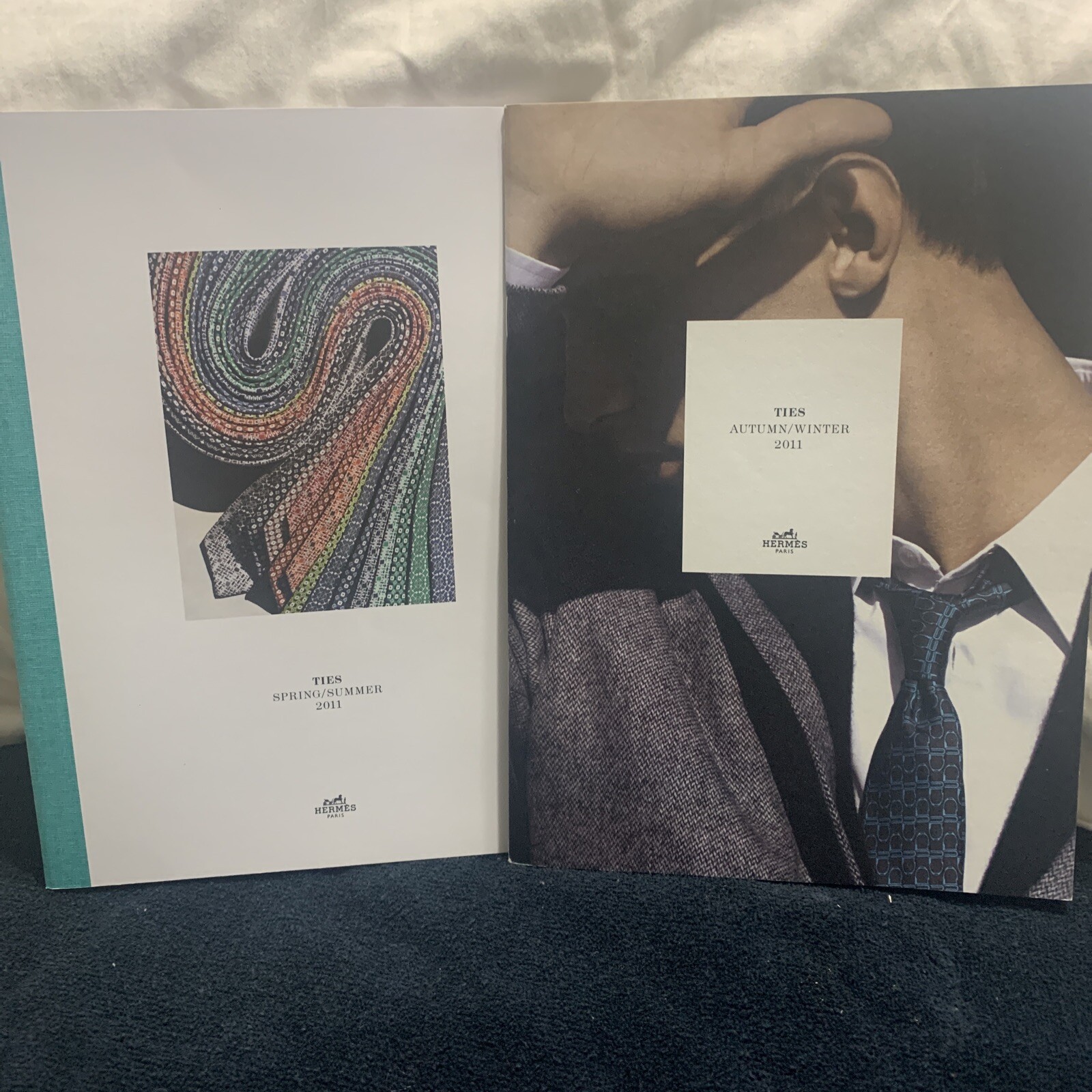 Authentic Mens Hermes Tie Ties Spring/Summer  2011 Catalogue Booklet Reference
