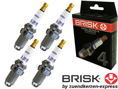 BRISK Extra LR17TC 1347 Zündkerzen, 4 Stück by Zuendkerzen-Express