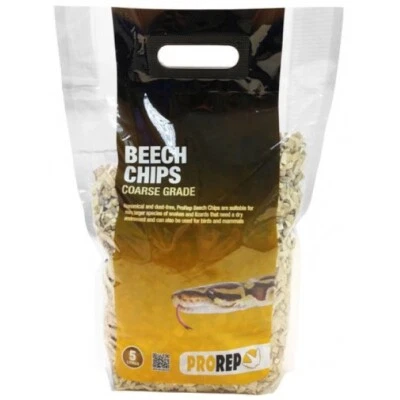 ProRep Beech Chips Reptile Substrate Lizard Bird Fine Coarse Grade Wood Bedding