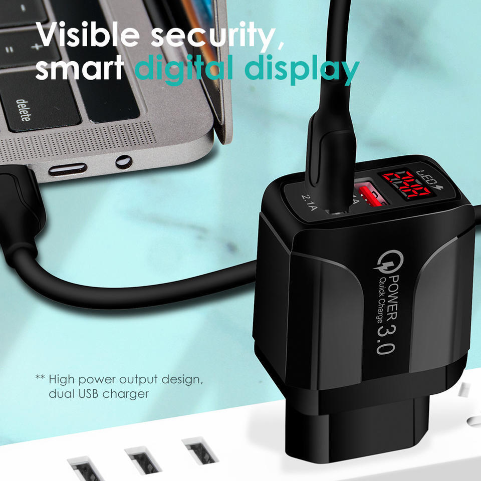 65W Multi-Port Fast Charging Charger | 6-in-1 USB Power Adapter With 3 - Foto 12