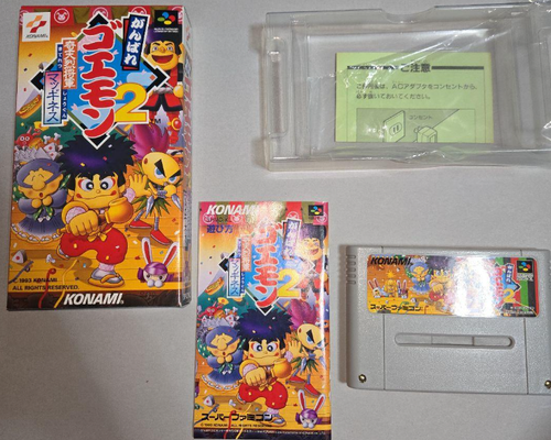 Ganbare Goemon 2 Legend of the Mystical Ninja SNES SFC 1993 Konami Japanese ver - 第 7/12 張圖片