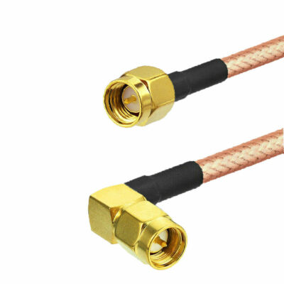 Eightwood SMA Stecker to SMA Stecker RG400 RF Koax Cable Verlängerung Kabel 10cm