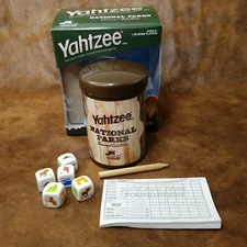 2005 Yahtzee National Parks Travel Edition Dice Game by Hasbro USAopoly