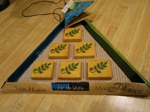 New In Package Joie de Vivre Tablemates Place Card Holders & Paper Cards Set/6 - Picture 6 of 11