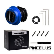 Blue QR2 Pro Quick Release Adapter Compatible with FANATEC Steering Wheel pe66
