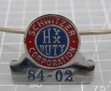 Vintage Schwitzer Corporation Employee I.d. Badge Pin 84-02 Vintage Schwitzer Corporation Employee I.d. Badge Pin 84-02