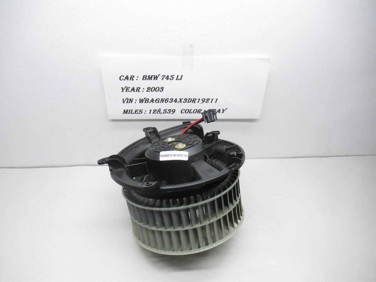 2002-2003 BMW 745 LI AC Heater Blower Motor 64116913401 OEM | eBay