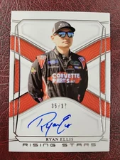Ryan Ellis 2022 NATIONAL TREASURES "RISING STARS" AUTO #D 35/37 CORVETTE PARTS