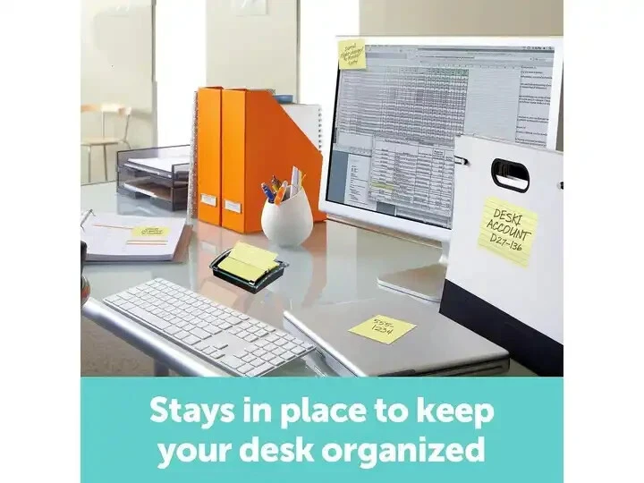 Post-it Clear Top Pop-up Note Dispenser for 3 x 3 Self-Stick Notes Black/Clear - Image 2 of 4