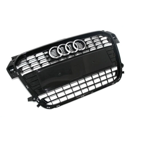 Original Audi A1 8X Kühlergrill schwarz glänzend Tuning Grill Klavierlack OEM - Bild 1 von 3