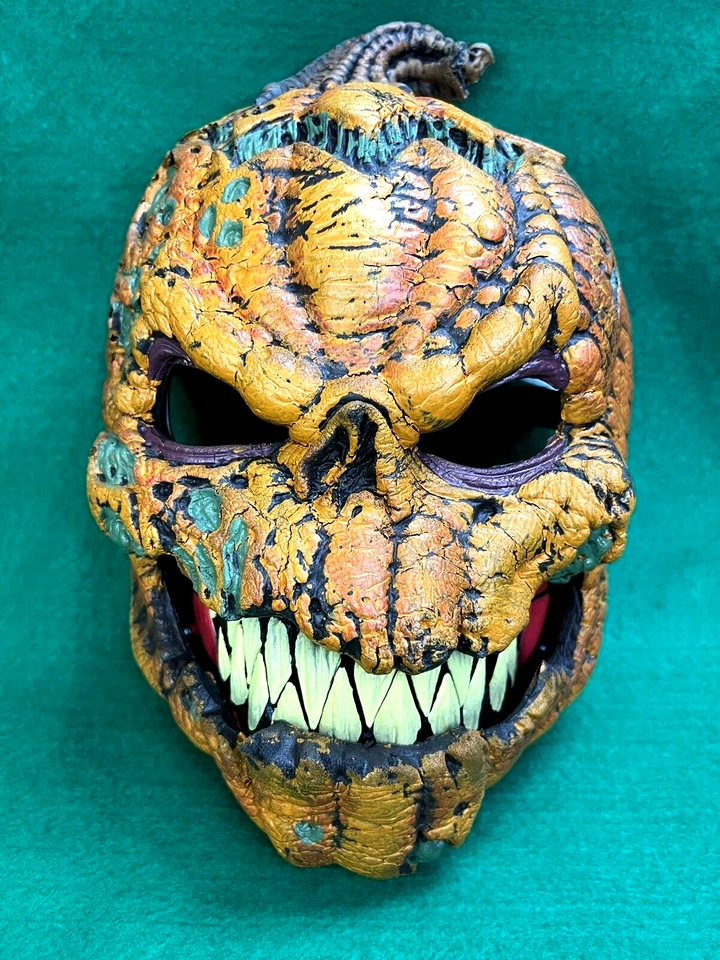 Dark Harvest Pumpkin Ani-Motion Halloween Mask by California Costume Collection - Image 2 of 4