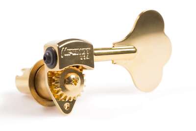 Hipshot Ultralite Tuning Peg HB6C – Set 2x2 Oro 1/2 – Originale Per Basso/chitarra – Nuovo