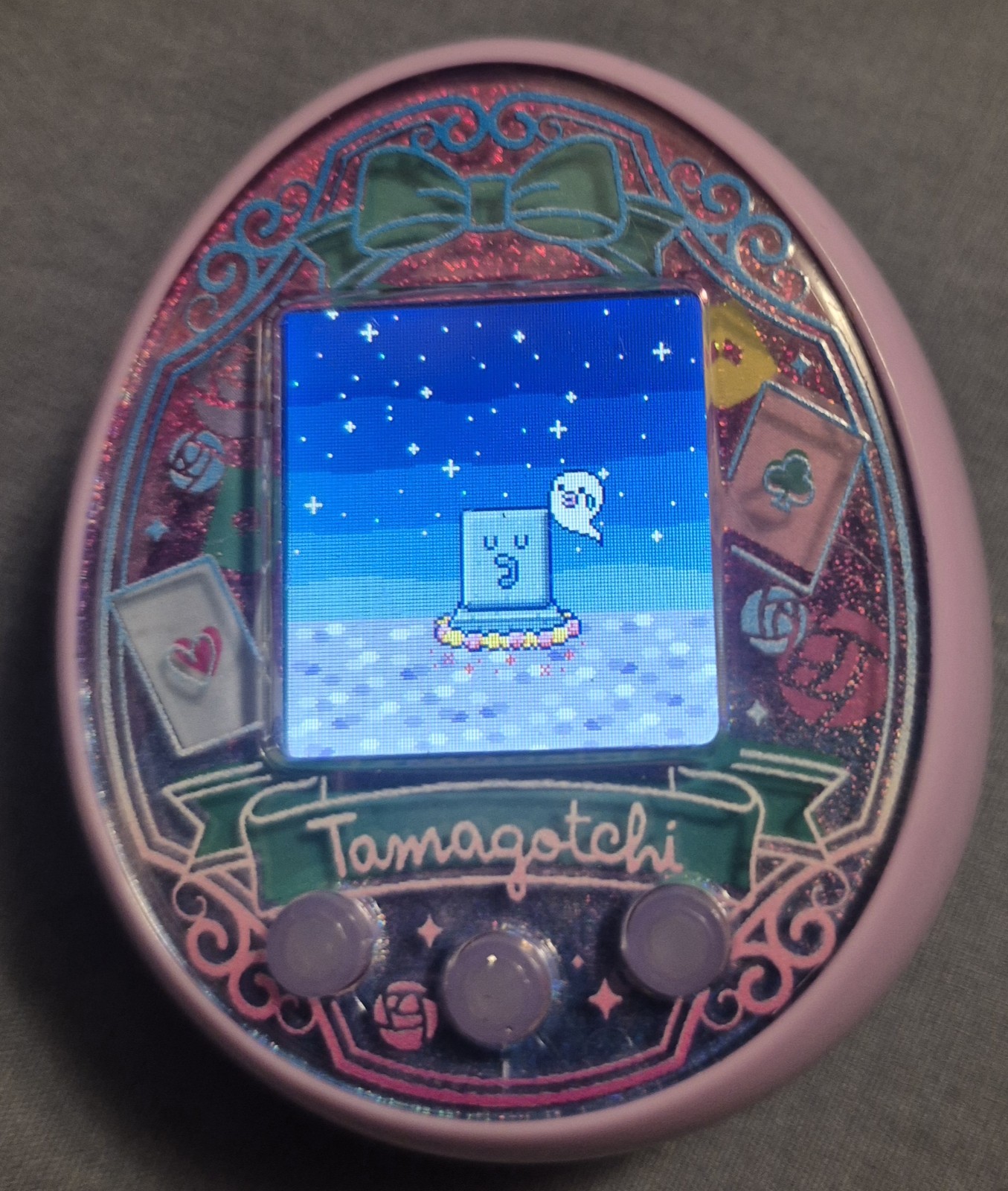 Tamagotchi On Wonder Garden Lavender Purple Edition Bandai 2018
