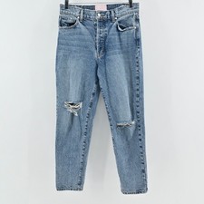 REVICE Womens Button Fly Jeans Size 29 Distressed Denim Festival High Rise Retro