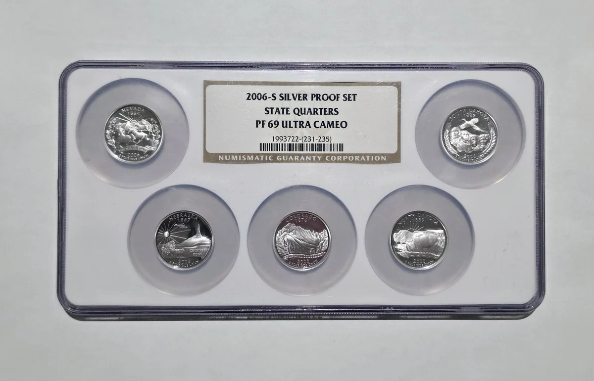 Proof Silver PR 69 NGC US State Quarters 1999-2008 for sale | eBay