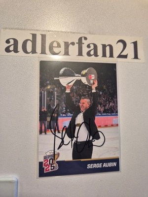DEL 24-25 2024-2025 SIGNIERT Meisterset Serge Aubin EHC Eisbären Berlin
