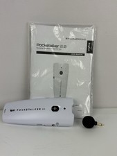 Williams Sound Pocketalker 2.0 Personal Amplifier PKT 2.0 w/ Manual & Mic USED
