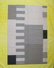 Wool Rugs Dhurrie Bedroom Decor Rug 5x8 Wool Patchwork Design Kilim Rug