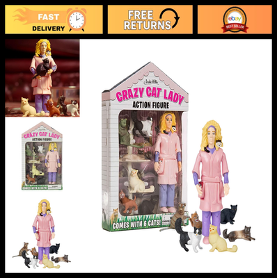 Crazy Cat Lady Action Figure - 8