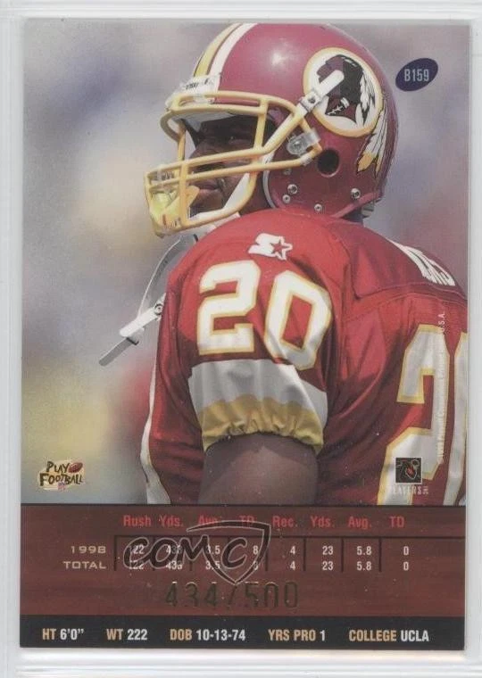 1999 Playoff Prestige SSD Repeat Performers Spectrum Purple /500 Skip Hicks - Image 2 of 2