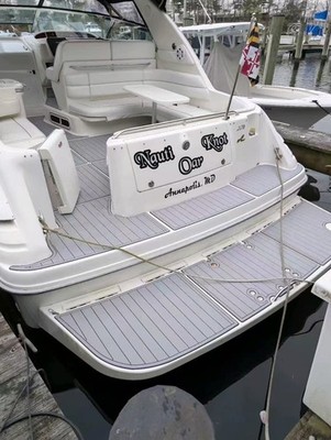 1994-1999 Sea Ray 370 Sundancer Cockpit Swim platform 1/4''6mm EVA foam Mat floor