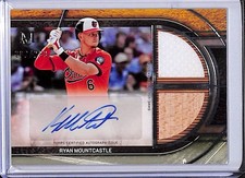 2024 Topps Museum Collection Ryan Mountcastle Dual Relic Autograph /299 Orioles