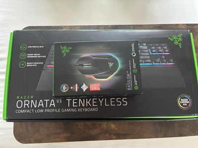 Razer Ornata V3 Tenkeyless Low-Profile beleuchtete Gaming-Tastatur Schwarz