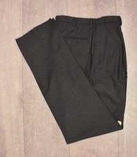 Men's VTG 1950s NOS Black Tapered Drop Loop Pants 30x37 50s Trousers