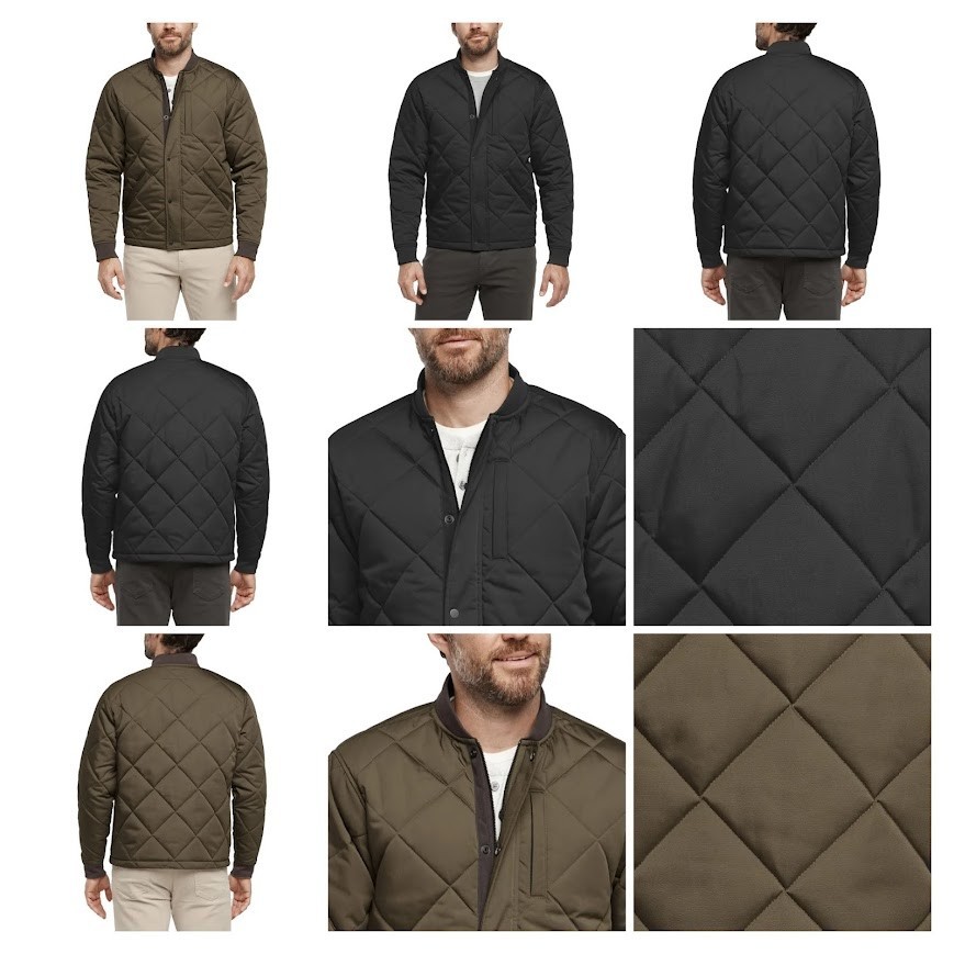 Banana Republic Quilted Bomber Jacket Men's Midweight | eBay
