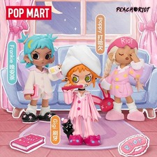 POPMART Lil Peach Riot Sleep Over Series Blind Box Confirmed Figure toy gift  