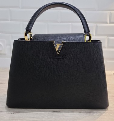 Louis Vuitton Tasche Capucines GM Leder Taurillon Schwarz Sehr Guter Zustand 