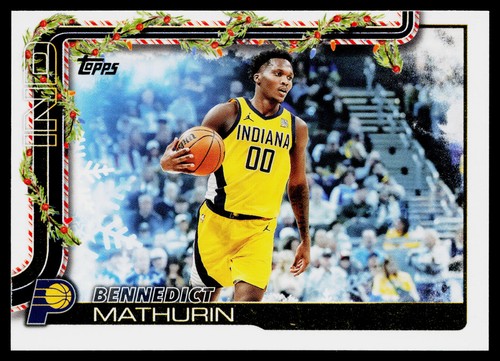 Bennedict Mathurin – 2025-26 Topps Holiday Basketball · Base Cards #H39 Bennedict Mathurin
