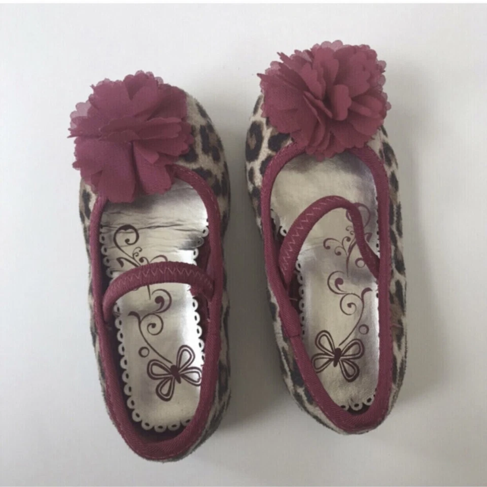 Pisos de ballet con estampado animal para niños talla 6 Foto 2 de 4