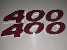 400 Red With Chrome Emblem Badge Made For All Motors Cars Chevy Pontiac