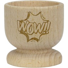 Eierbecher "Wow Comic Action Bubble" aus Holz (EC00026902)