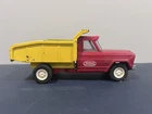 Vintage 1960’s Tonka Dump Truck Red Cab Yellow Rear Pressed Steel