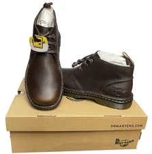 Dr. Martens Sussex Men's Chukka Boots Bear Trap Brown Slip Resistant Size 11 US