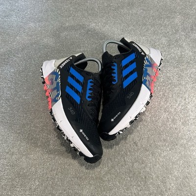 Adidas Terrex Agravic Flow 2 GTX Waterproof Trail Black Blue rush Uk 5,5
