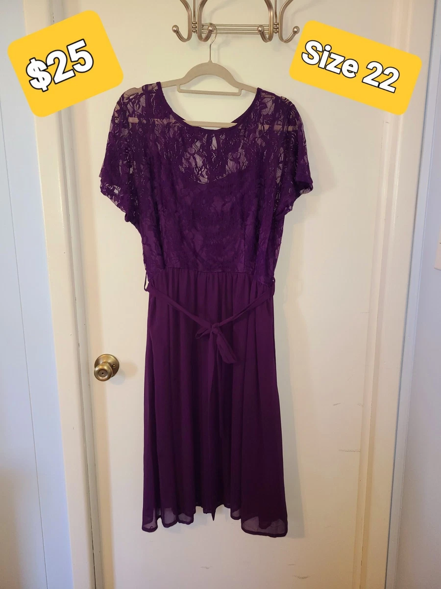 Lace Purple Fit & Flare Dresses for Women for sale | eBay