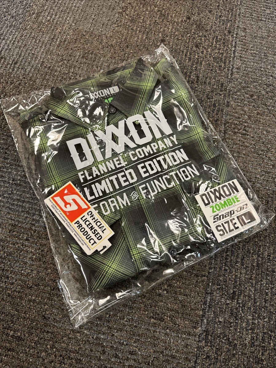 Dixxon Zombie Snap On Flannel Limited Edition L Streetwear