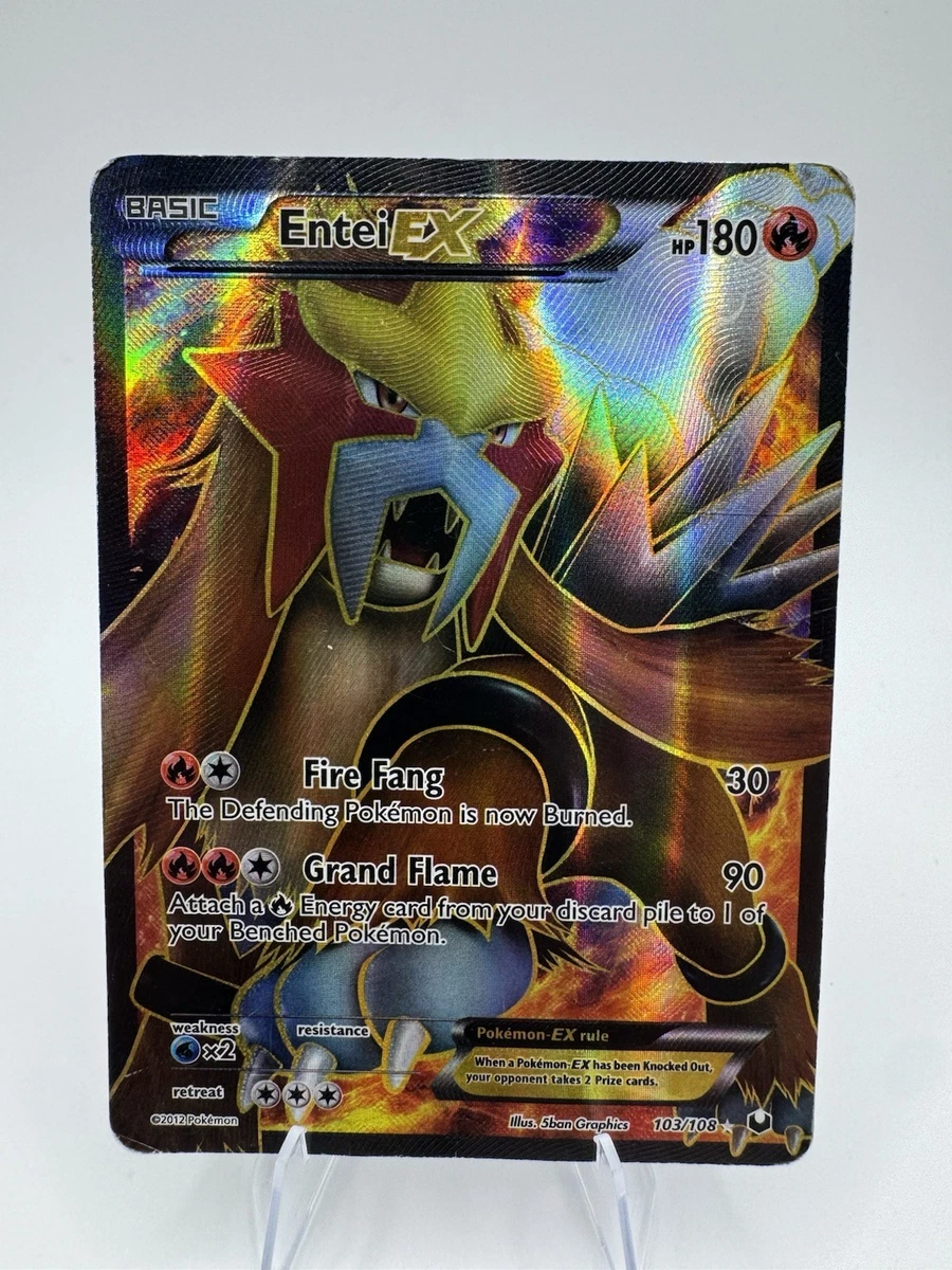 entei ex pokemon card value Entei 047/214 main image 0