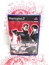 VAMPIRE NIGHT PS2 NAMCO completo di manuale e flyer ITA shooter