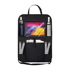 Car Backseat Organizer with Clear 10" Tablet Holder  5 Storage Pockets - Sea...
