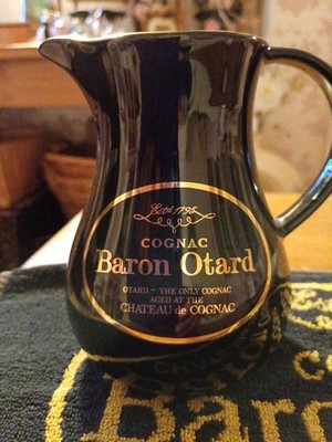 WADE PDM  BARON OTARD WATER JUG (COGNAC) With Bar Towel 