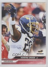 2024 Upper Deck UFL Exclusives 13/100 Vontae Diggs #37 0a6
