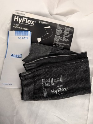 Ansell Hyflex 11-250 Safety Sleeves - Cut Level 3 - 2XL - Set of 2 - NEW
