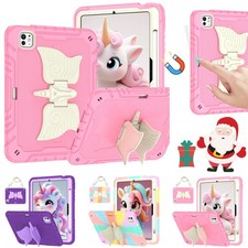 Kids Shockproof Case For iPad A16 11th 10th Generation 11"/10.9" w Strap Stand